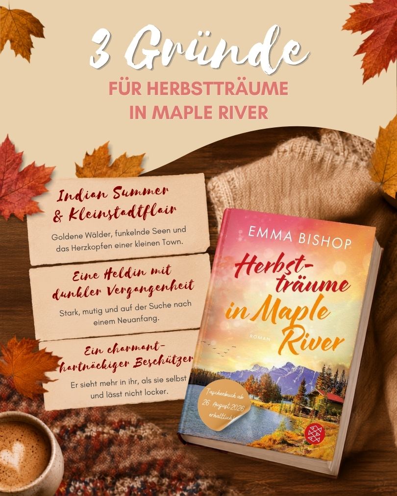 Grafik „3 Gründe für Herbstträume in Maple River“ von Emma Bishop